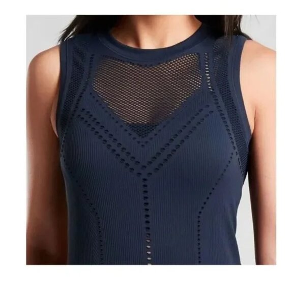 Athleta Oyxgen Tank in Poseidon Blue, Size S - Picture 2 of 8